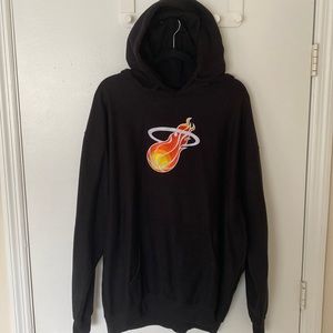 XXL Miami Heat NBA Hardwood Classic Hoodie Vintage Excellent Used Condition